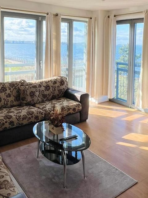 Living room, Seating area, Sea view