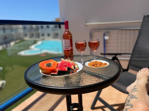 Day, Balcony/Terrace, Pool view, sunbed