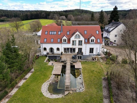 Property building, Natural landscape, Bird's eye view, Garden