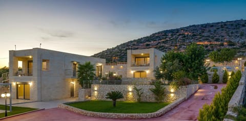 Property building, Night, Natural landscape, Mountain view