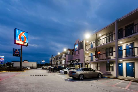 Property building, Night, Parking