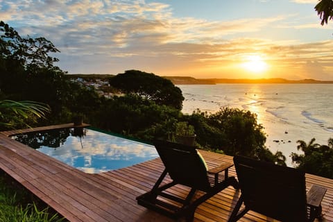 Sea view, Swimming pool, Sunset, sunbed