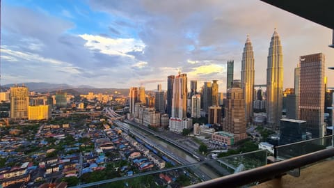City view, Sunset