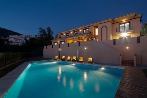 Swimming pool, Sunset