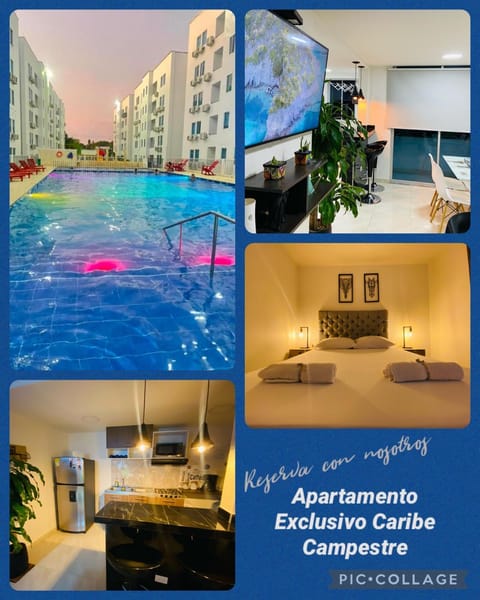 Text overlay, Pool view, Swimming pool