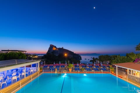 Nearby landmark, Night, Natural landscape, Pool view, Sea view, Swimming pool, Swimming pool