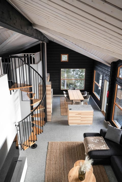 Villa Ruka - Rising Sun with 3 bedrooms, loft, sauna and balcony with a view Apartment in Lapland