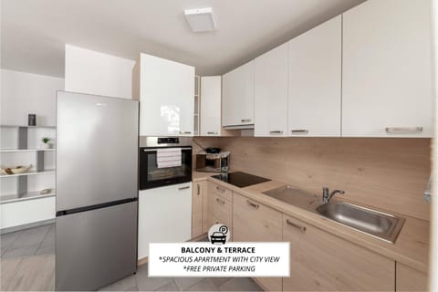 Kitchen or kitchenette, oven, stove, toaster