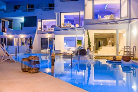 Night, Swimming pool