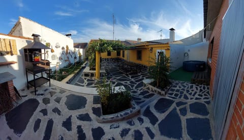 Property building, Patio, Inner courtyard view
