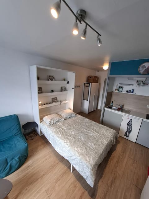 Studio bord de mer en résidence MERVILLE FRANCEVILLE PLAGE Apartment in Normandy