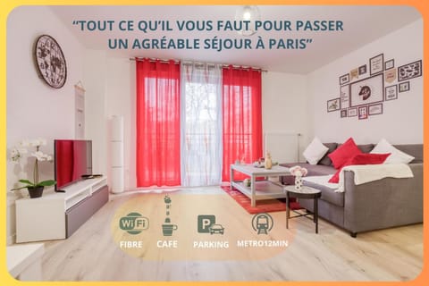 Luxueux Paris - Bagnolet - Les Lilas-Parking Gratuit Apartment in Paris