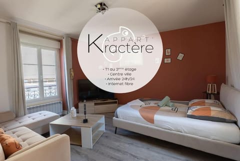L'appart K-ractère- City, cosy et design pour 4 pers Apartment in Le Mans