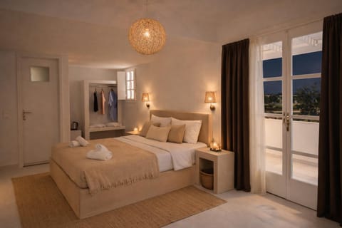 Bed, Photo of the whole room, Bedroom, towels, wardrobe