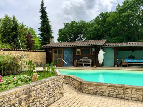 Property building, Patio, Swimming pool