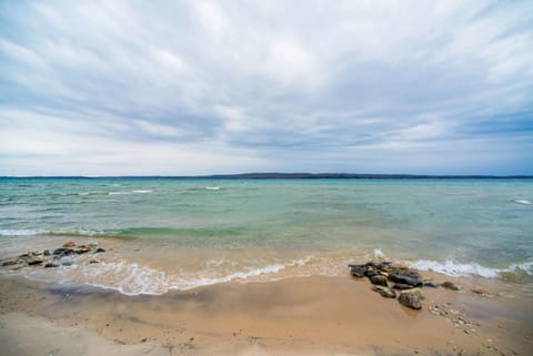 Crystal Lake Hillside with Private Sandy Beach House in Crystal Lake