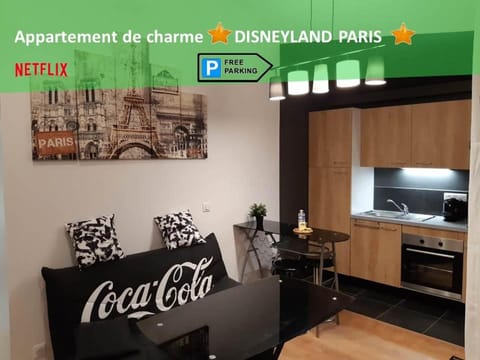Appartement de charme DISNEYLAND PARIS - Nidouest Apartment in Île-de-France