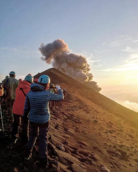 Hiking, Hiking, Sunset, group of guests