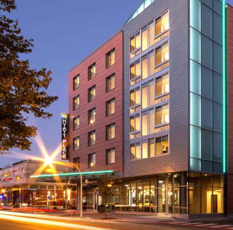 Property building, Night, Neighbourhood