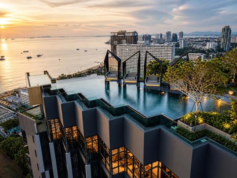 Property building, Sea view, Sunset