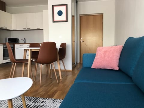 Kitchen or kitchenette, Living room