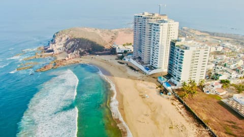 Property building, Natural landscape, Bird's eye view, Beach