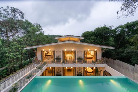 Property building, Pool view, Swimming pool