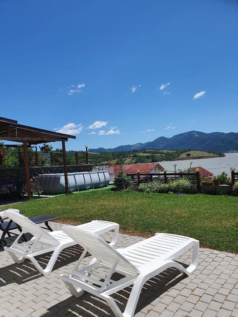 Patio, River view, Swimming pool