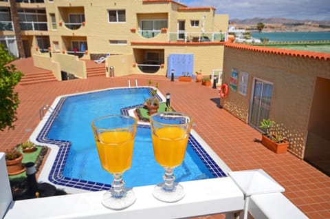 Property building, Pool view