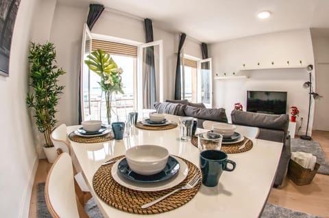 Living room, Seating area, Dining area