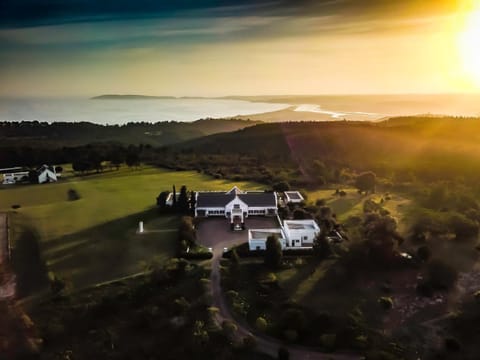 Bird's eye view, Sunset