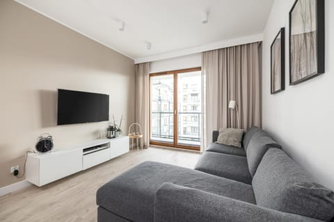 Apartament blisko morza, 47m kw. dwa niezależne pokoje. Apartment in Gdansk