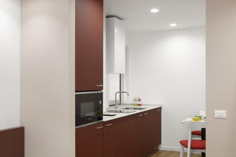 Kitchen or kitchenette, kitchen
