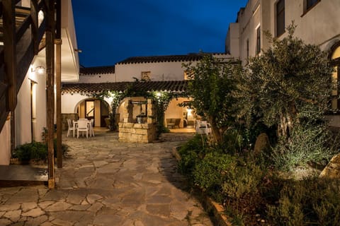 Property building, Patio, Night