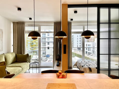 Living room, Dining area, Bedroom
