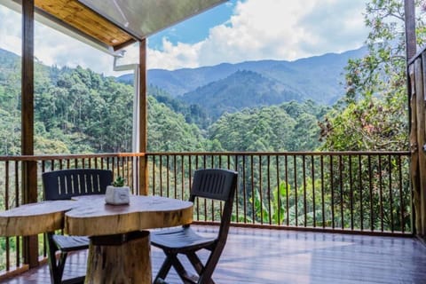 Patio, Spring, Day, Natural landscape, View (from property/room), Balcony/Terrace, Dining area, Mountain view