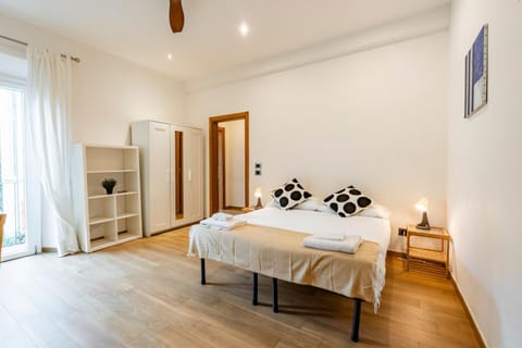 Bed, Photo of the whole room, Bedroom, towels, wardrobe