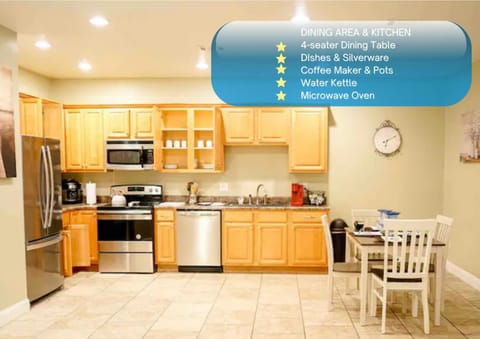 Kitchen or kitchenette, Dining area, minibar, pet friendly