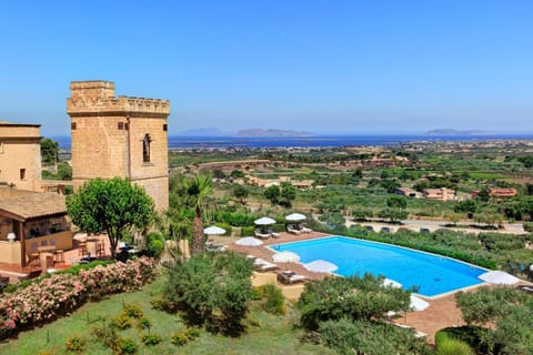 Bird's eye view, Pool view