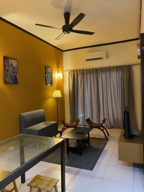 Living room, air conditioner
