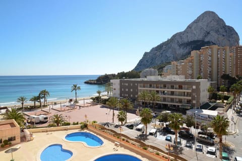 Property building, Beach, Pool view, Sea view, Swimming pool