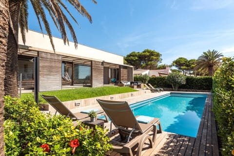 Property building, Living room, Swimming pool