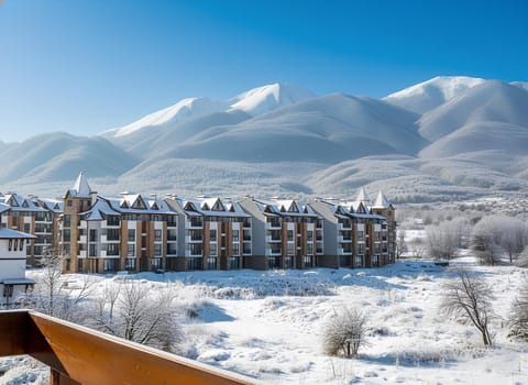 Winter, Balcony/Terrace, Mountain view