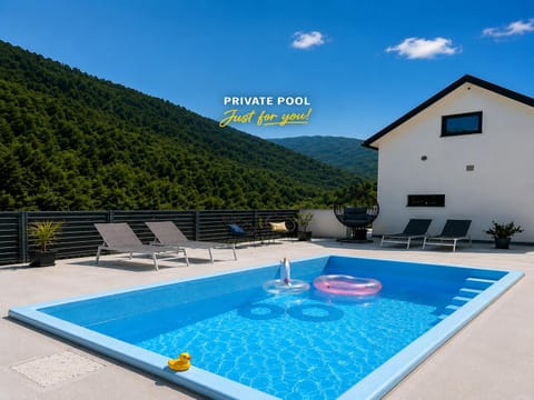 View (from property/room), Swimming pool, sunbed