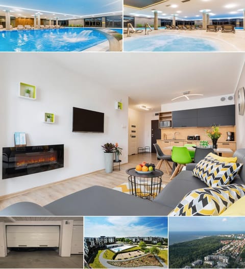 Property building, Living room, Spa and wellness centre/facilities, Aqua park, Swimming pool, Parking