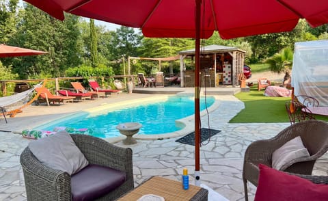 Patio, Garden, Garden view, Pool view, Swimming pool, sunbed
