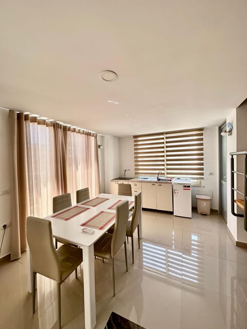 Kitchen or kitchenette, Living room, Dining area