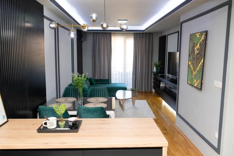 Living room, Seating area, Dining area
