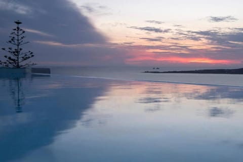 Swimming pool, Sunset