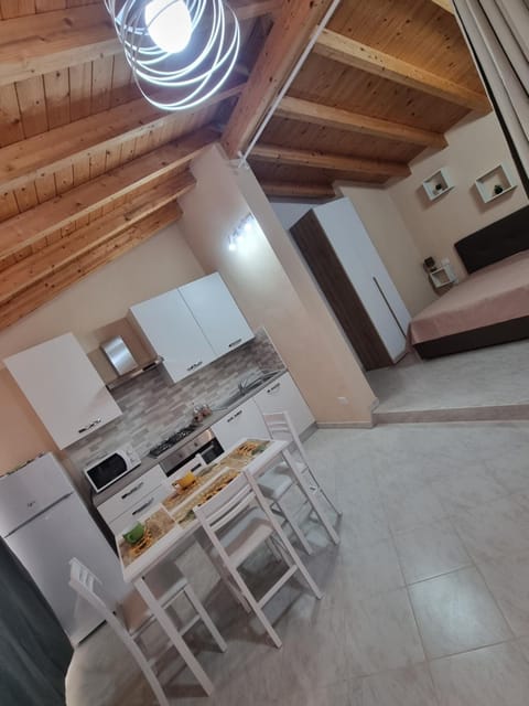 Kitchen or kitchenette, Living room, Dining area